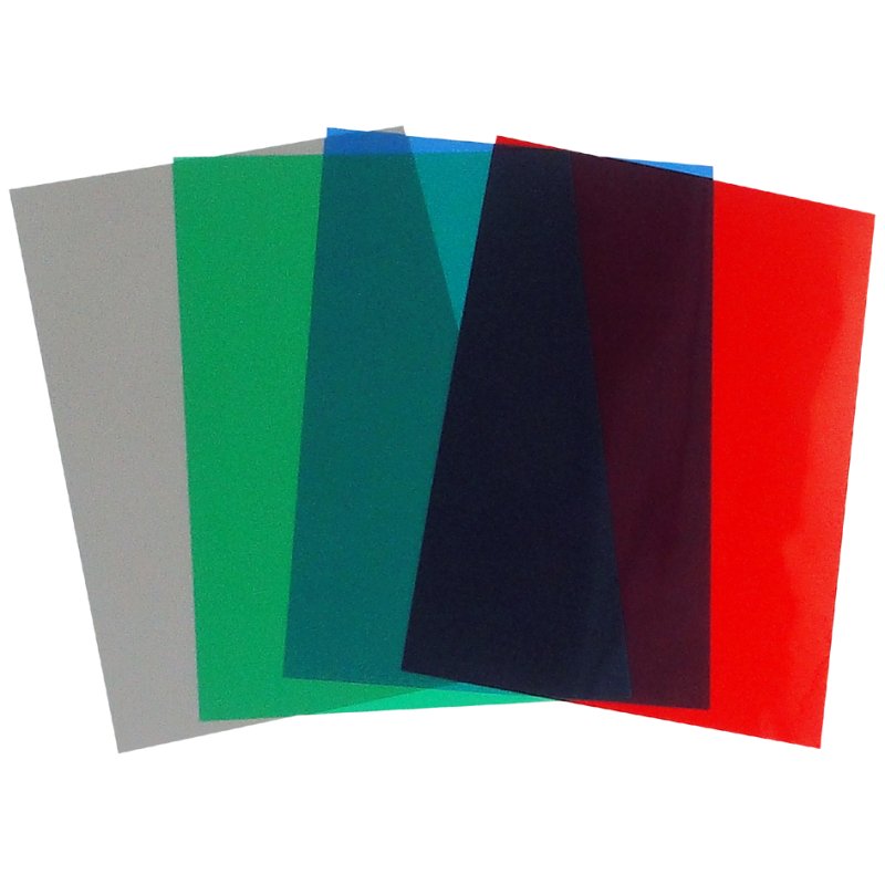 Pavo Couvertures de reliure A4, PVC jaune transparent, 0,20 mm, 100 pièces